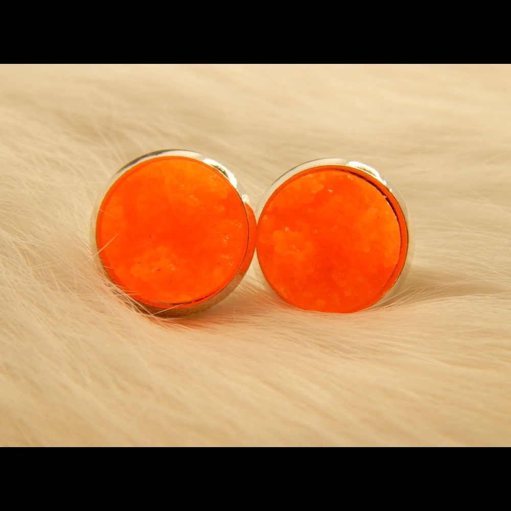Druzy Stud Earrings